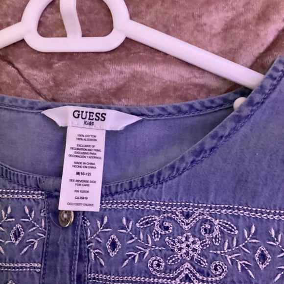 Guess- Girls Denim dress - Picture 2 of 3